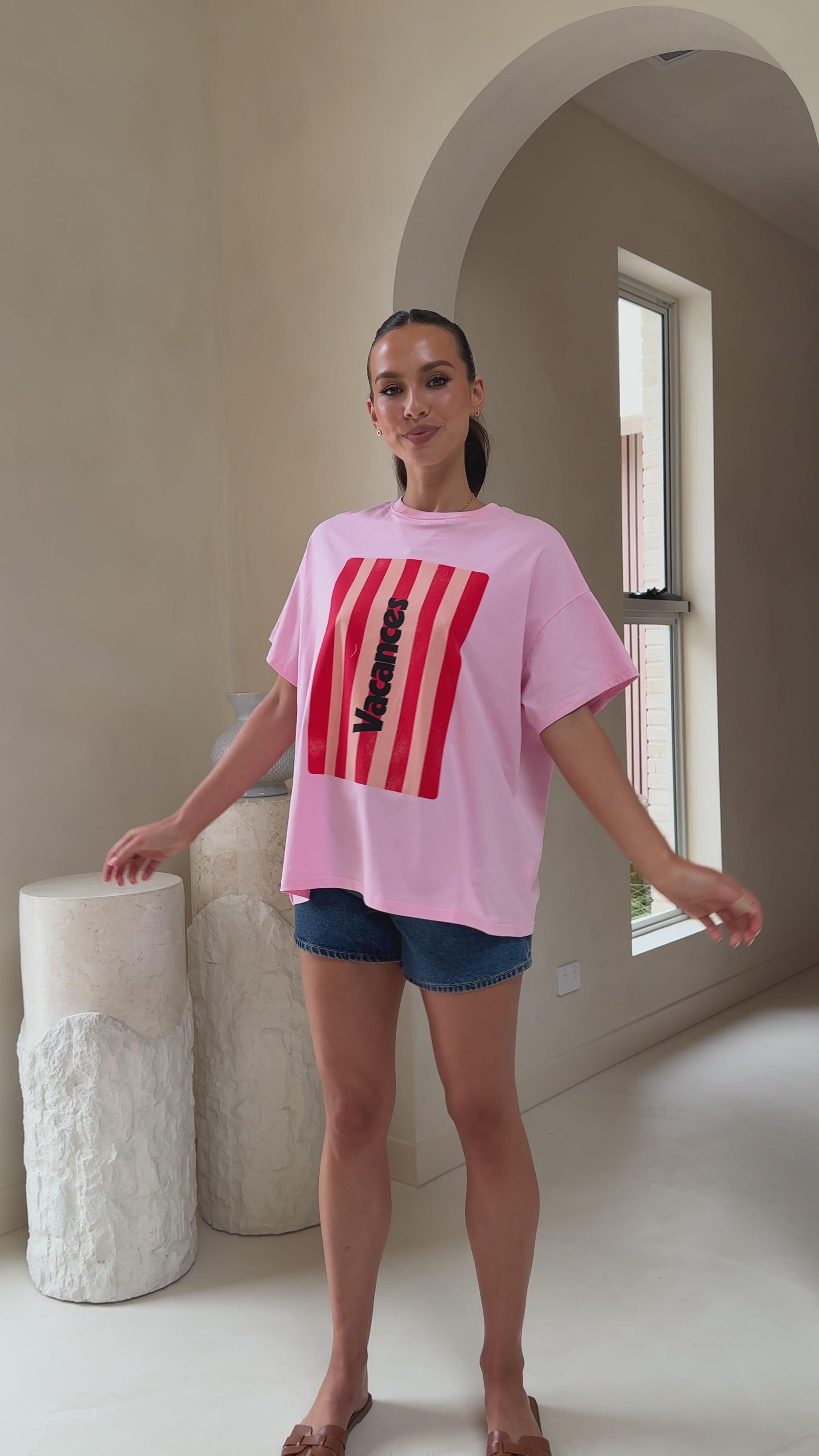 Vacances Tee - Pink