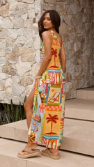 Cerilla Maxi Dress - Ashna Print