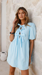 Arana Mini Dress - Blue