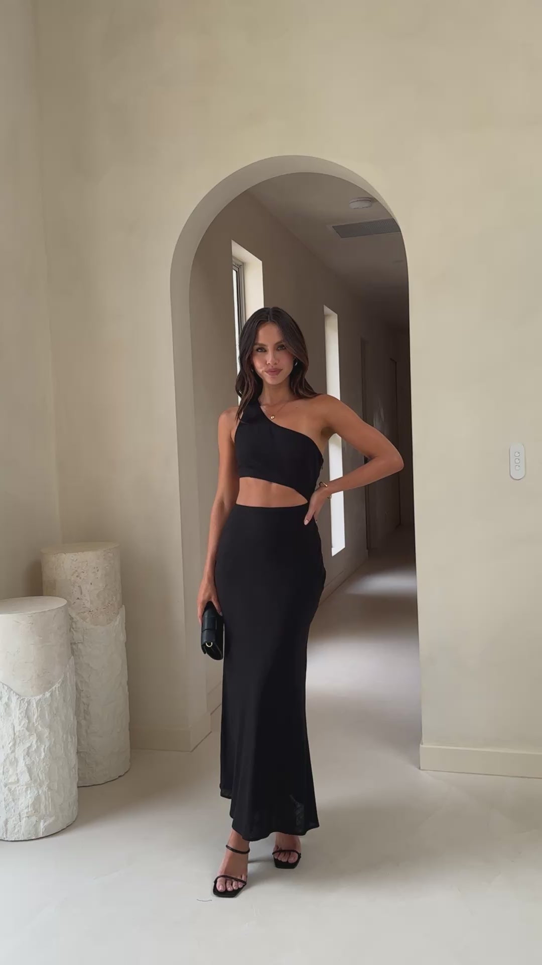 Abia Maxi Dress - Black