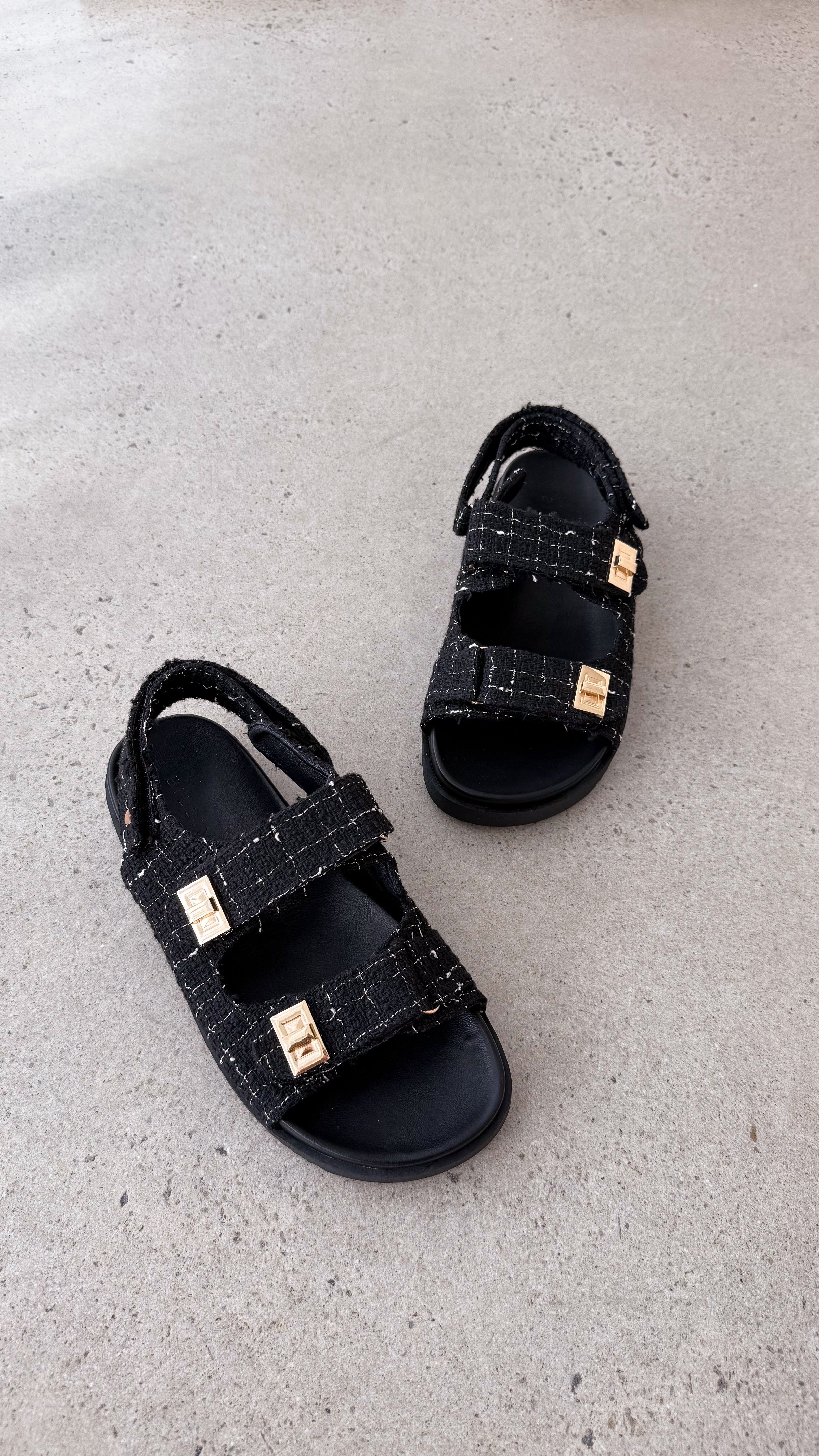 Lillian Flats - Black Boucle