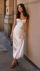Rue Maxi Dress - Champagne