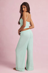 Ivelle-Modal Mid-Rise Pyjama Trousers in Mint