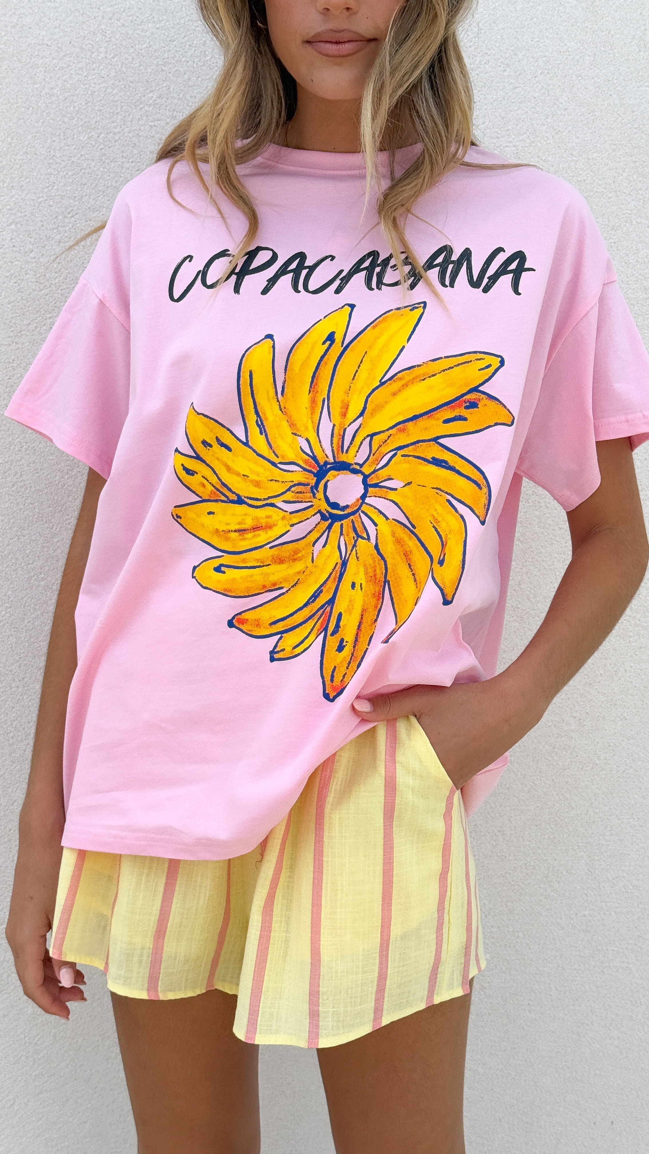 Copacabana Top and Shorts Set - Banana