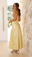Westley Maxi Dress - Yellow