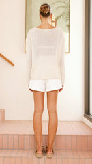 Lakoa Knit Top - Natural