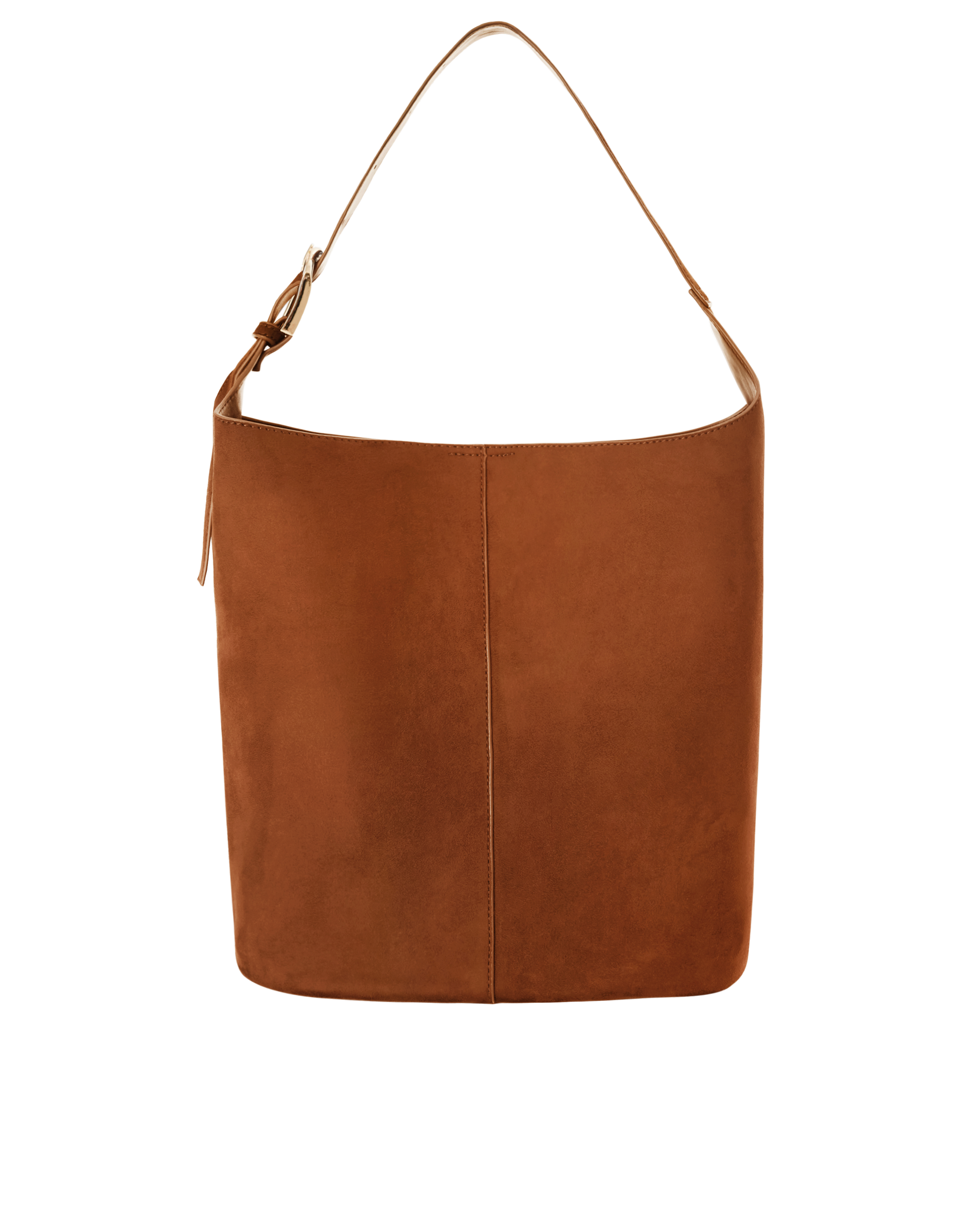 Cali Shoulder Bag - Tan Suede