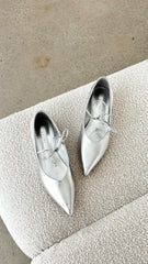 Haruna Ballet Flats - Silver Metallic
