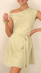 Gem Mini Dress - Sage