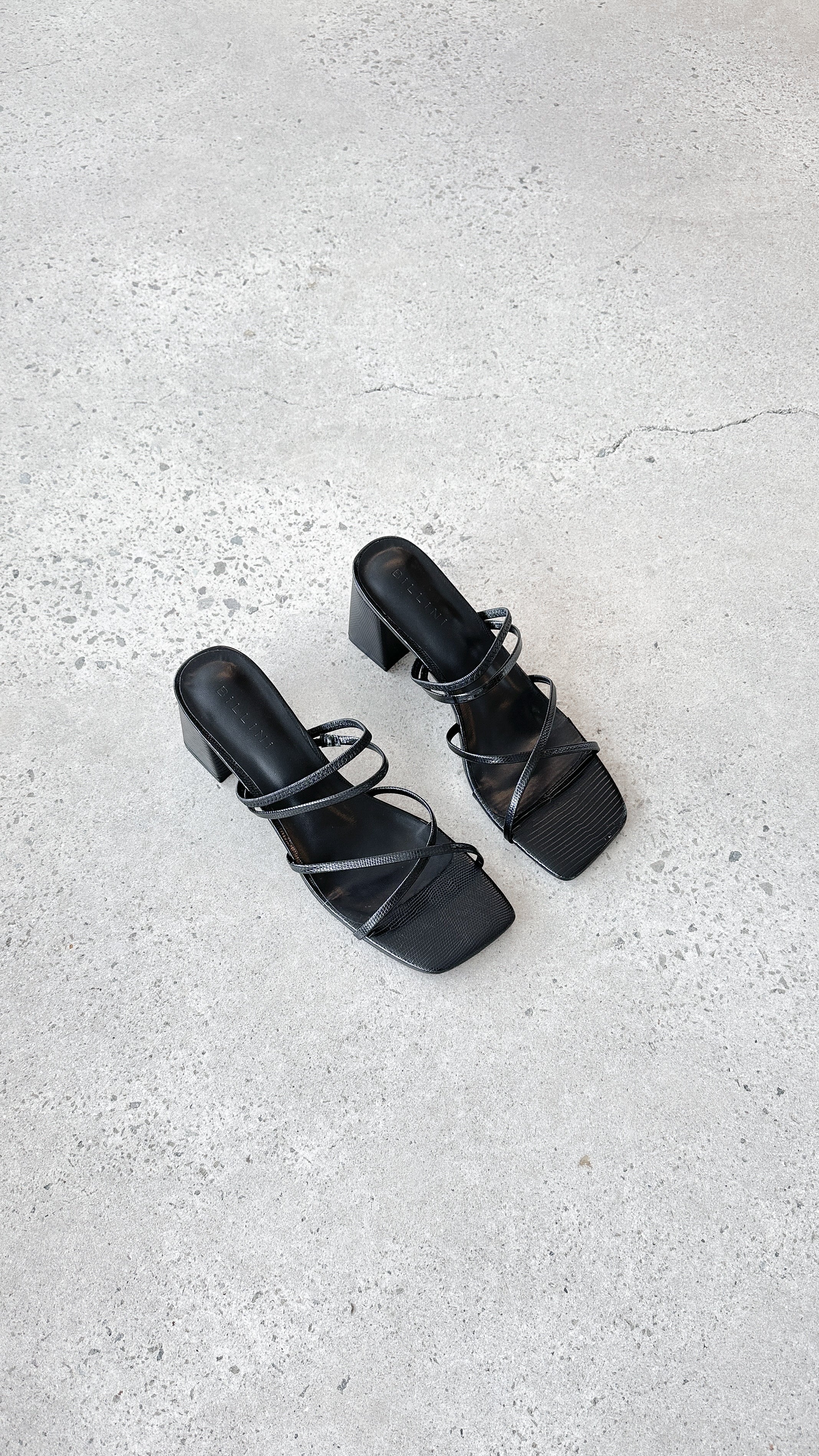 Yesha Heel - Black Scale