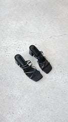 Yesha Heel - Black Scale