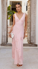Lavara Maxi Dress - Pink