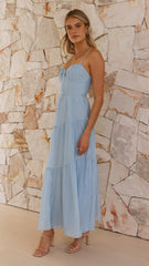 Cove Maxi Dress - Blue