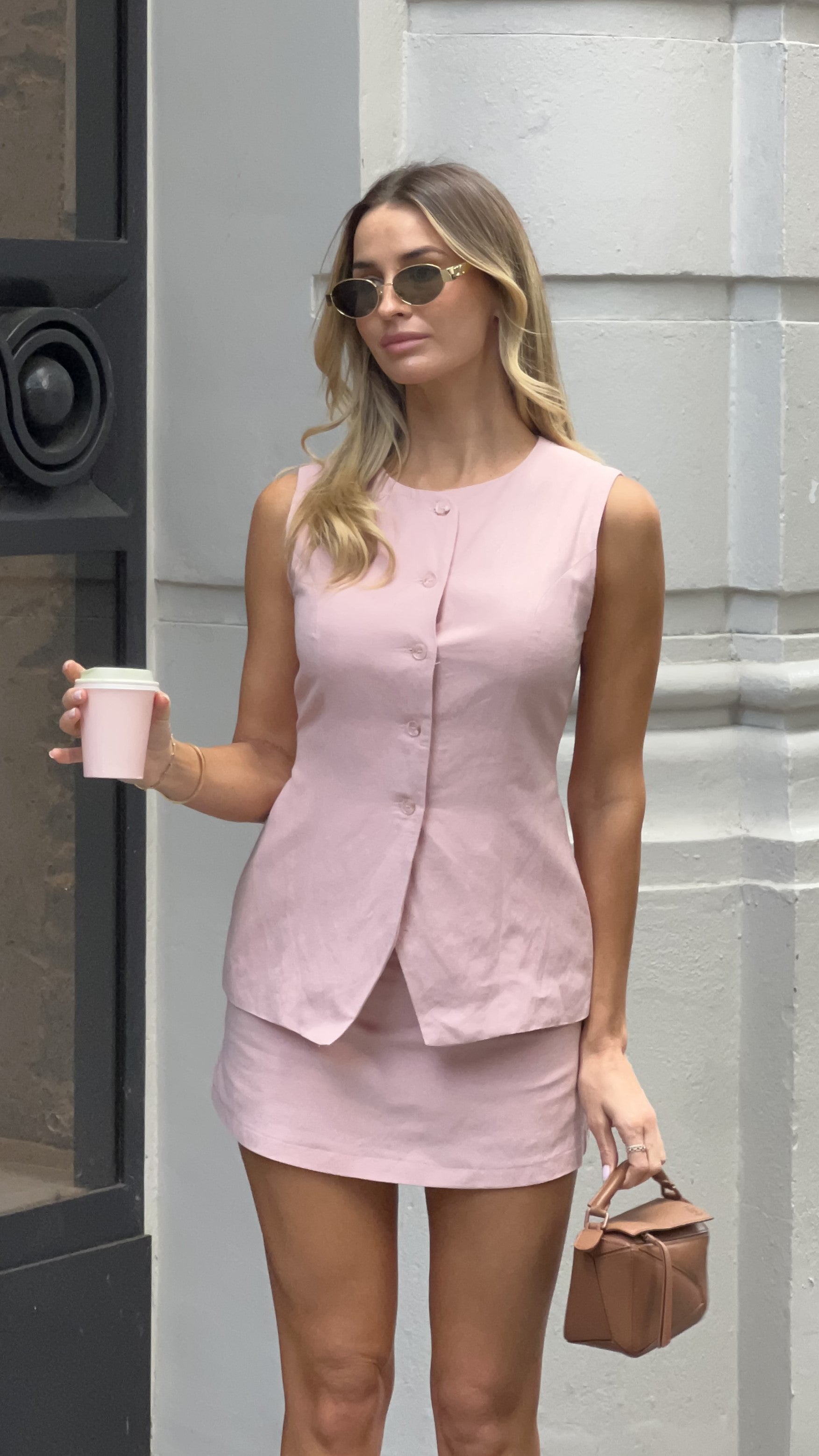 Selina Mini Skort - Pink