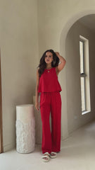 Charmain Top - Red