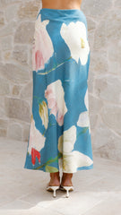 Nicole Maxi Skirt - Blue Orchid