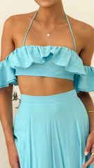 Trista Top - Blue
