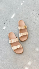 Amylee Slide - Natural Raffia