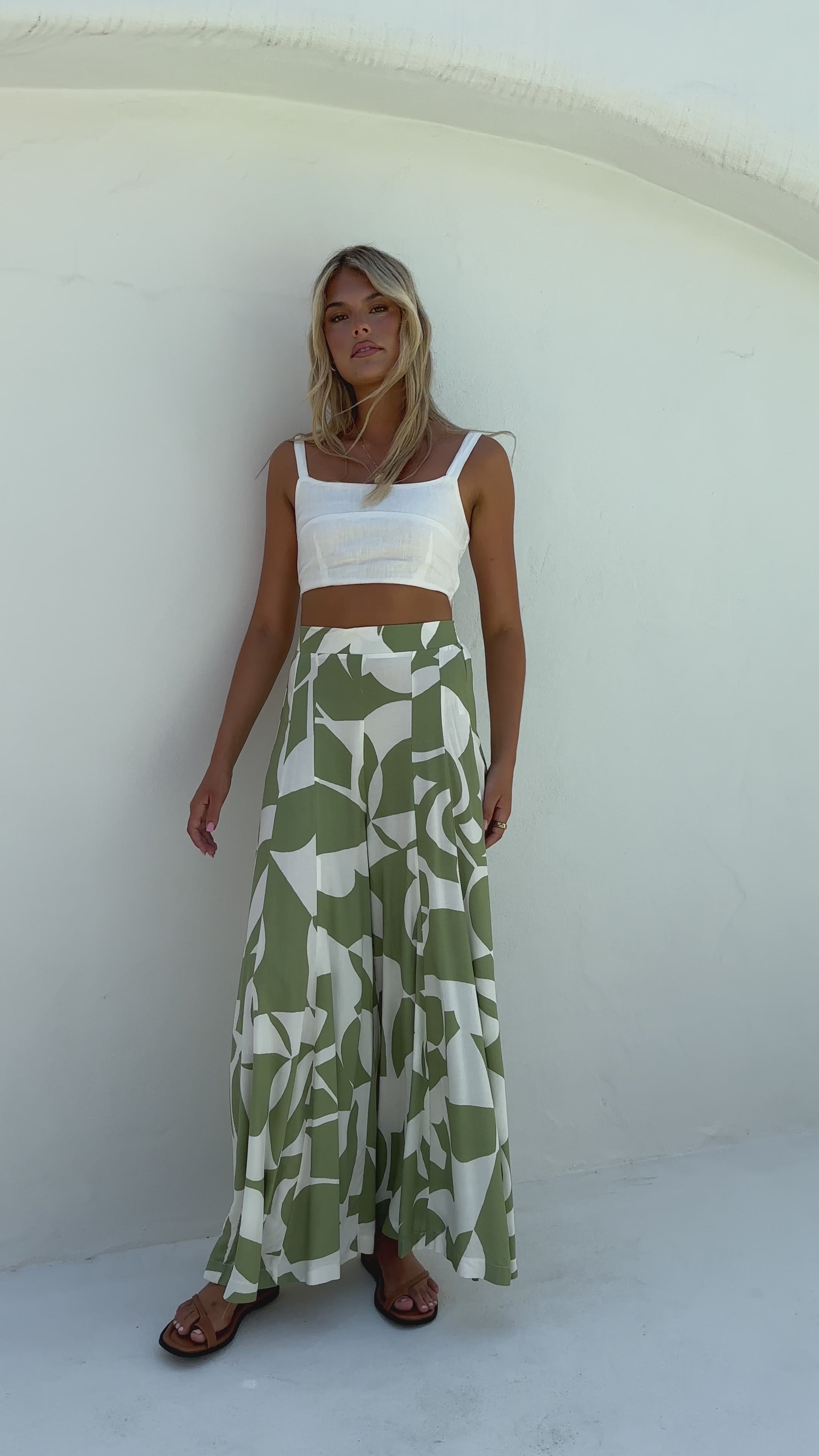Jerika Pants - Sage Print