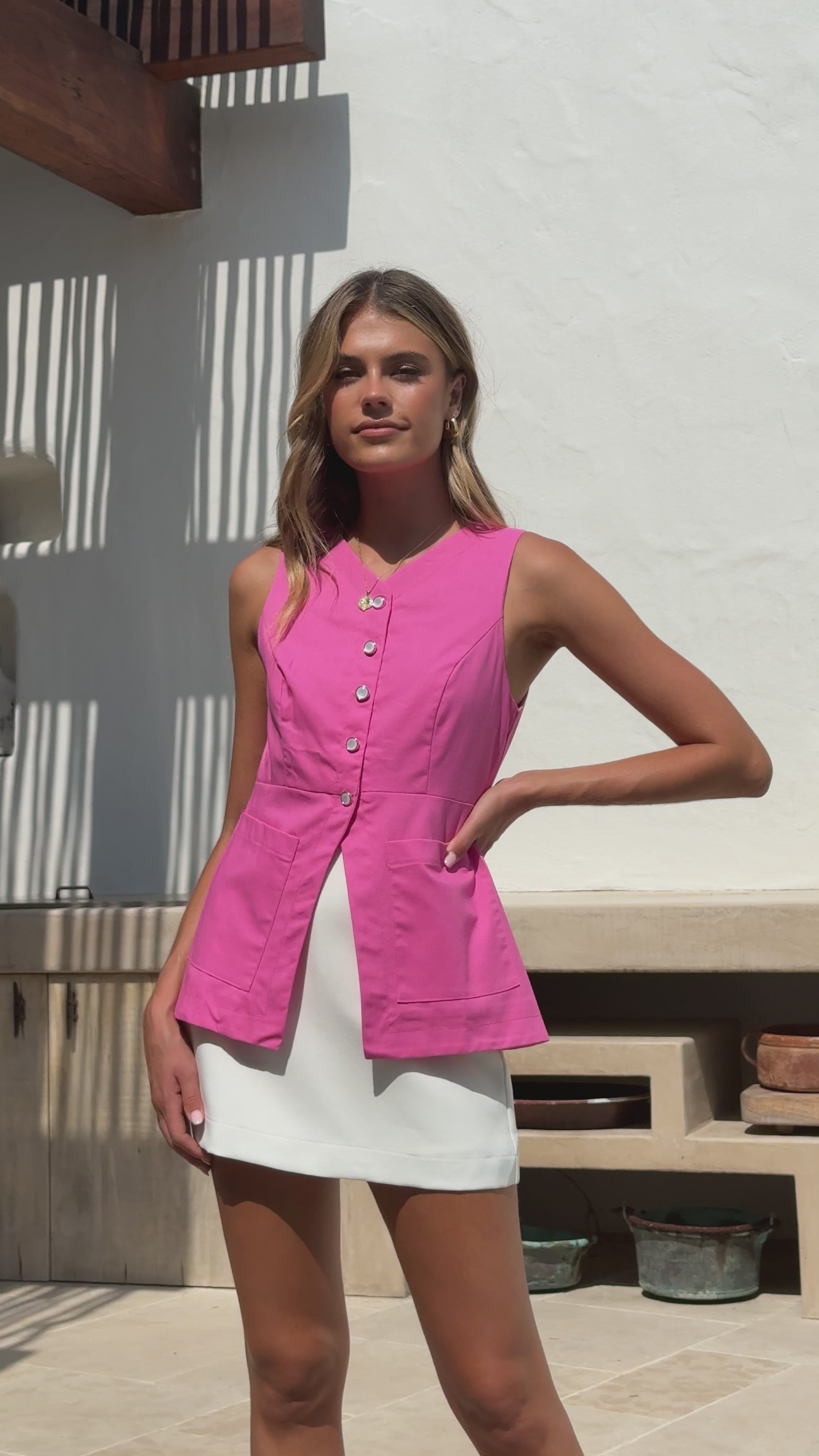 Amber Top - Pink