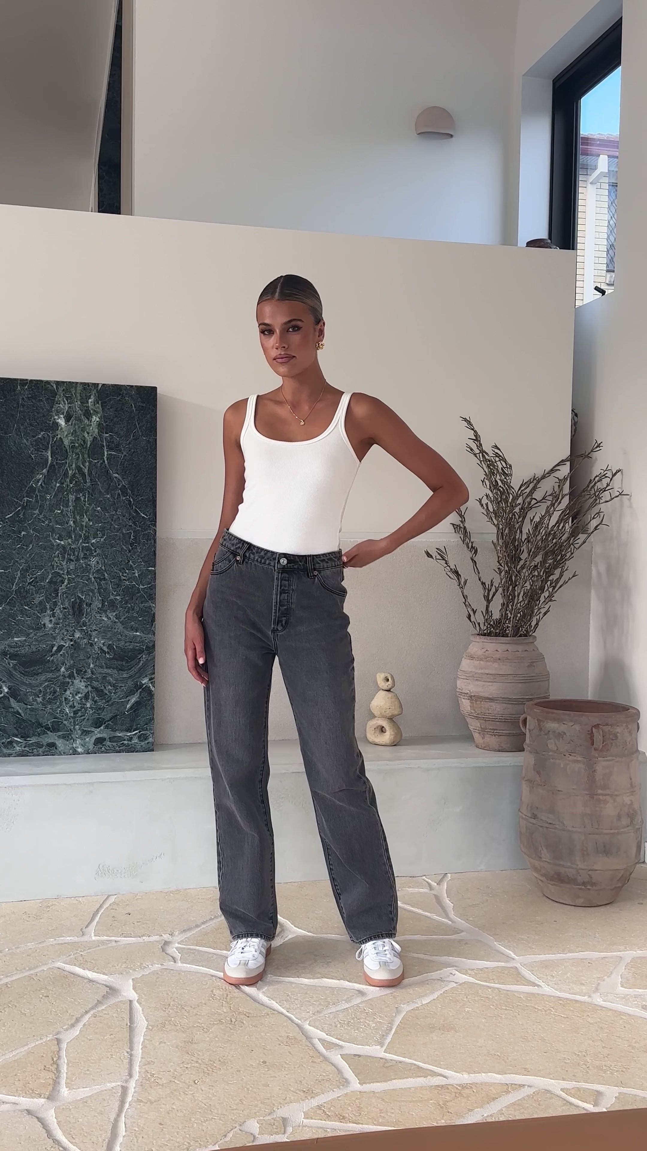 Rollas 90s Relaxed Jean - Vintage Black / Worn Black