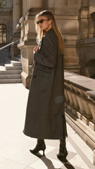 MVN - Lost In New York Coat - Charcoal