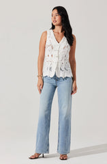 Meira Crochet Vest