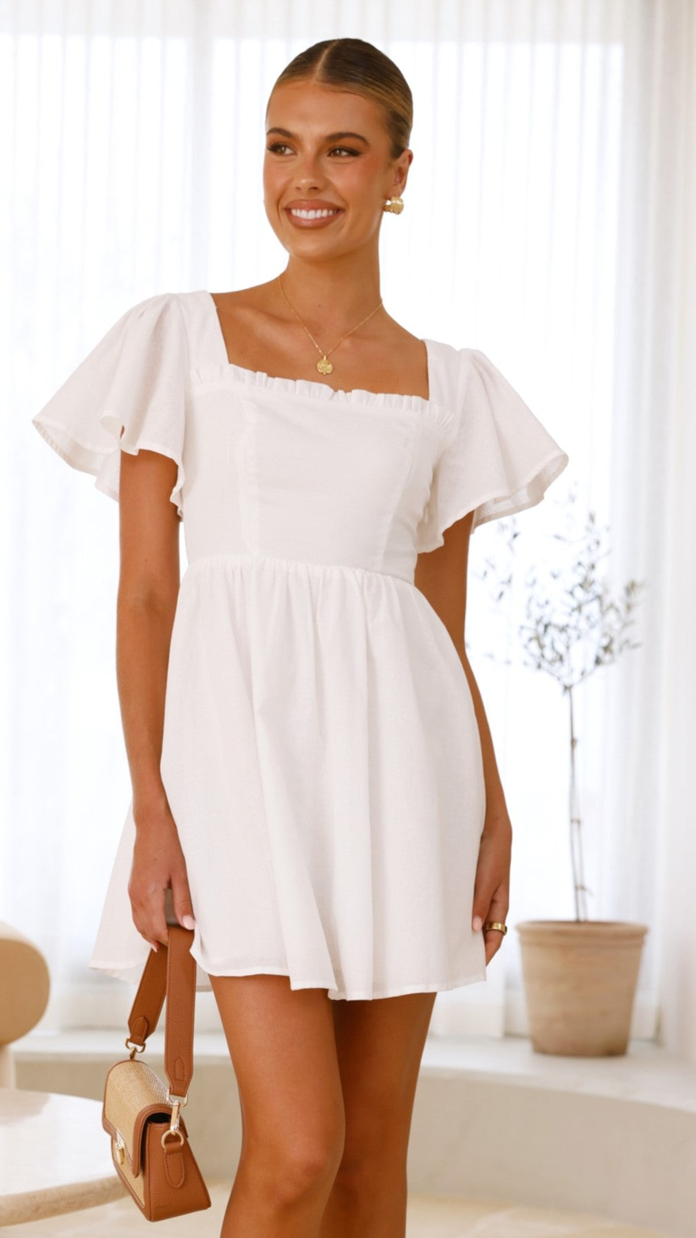 Pasha Mini Dress - White