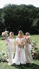 Biodegradable Confetti Cannon – Pink & White Hearts