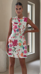 Davana Mini Dress - Fruit Punch Print