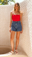 Amos Bodysuit - Red