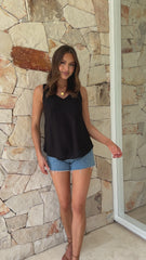 Sun Seeker Top - Black