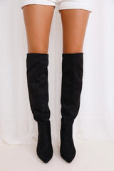 Raisa Boots Black Suede