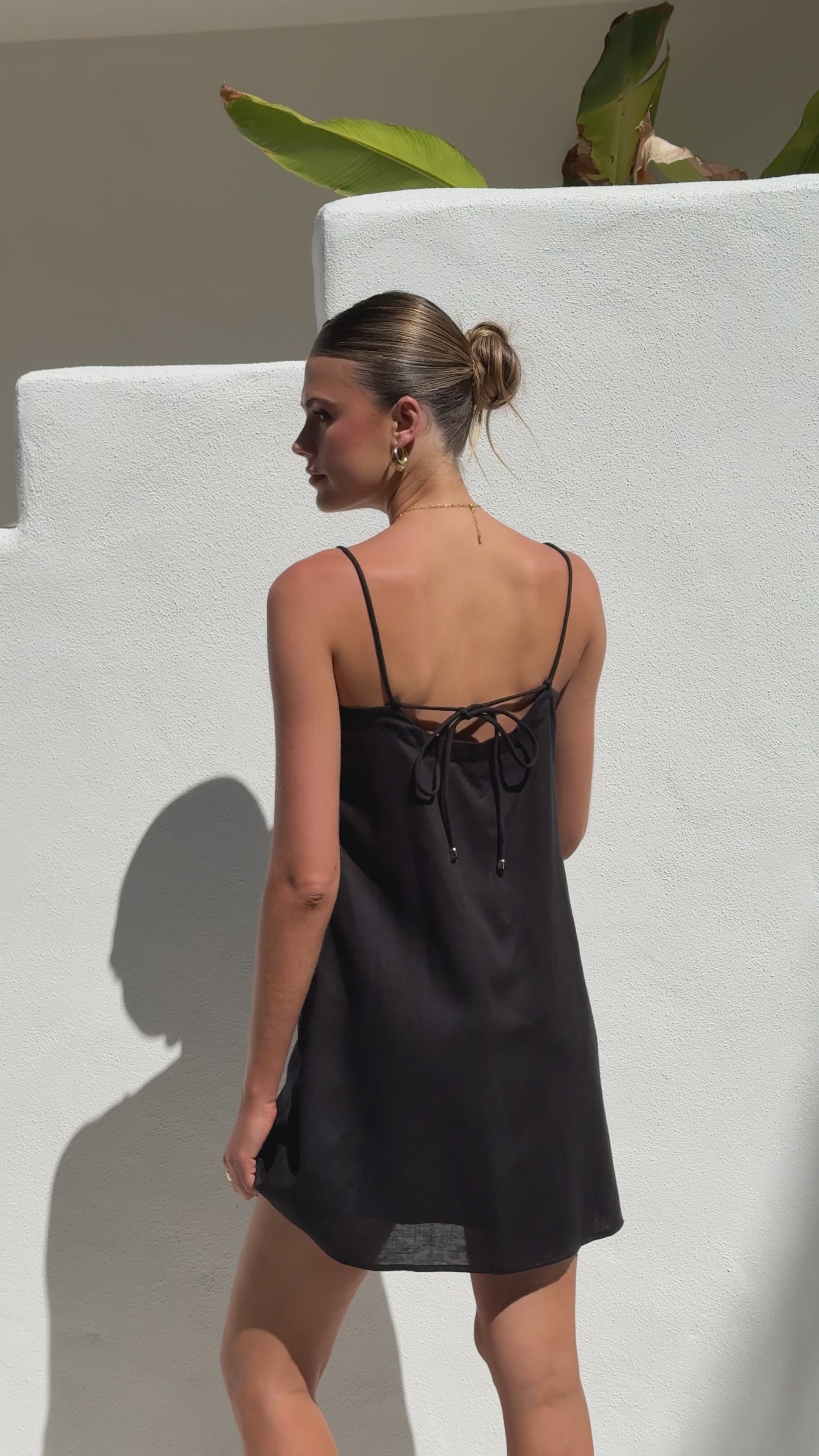 Nalu Mini Dress - Black
