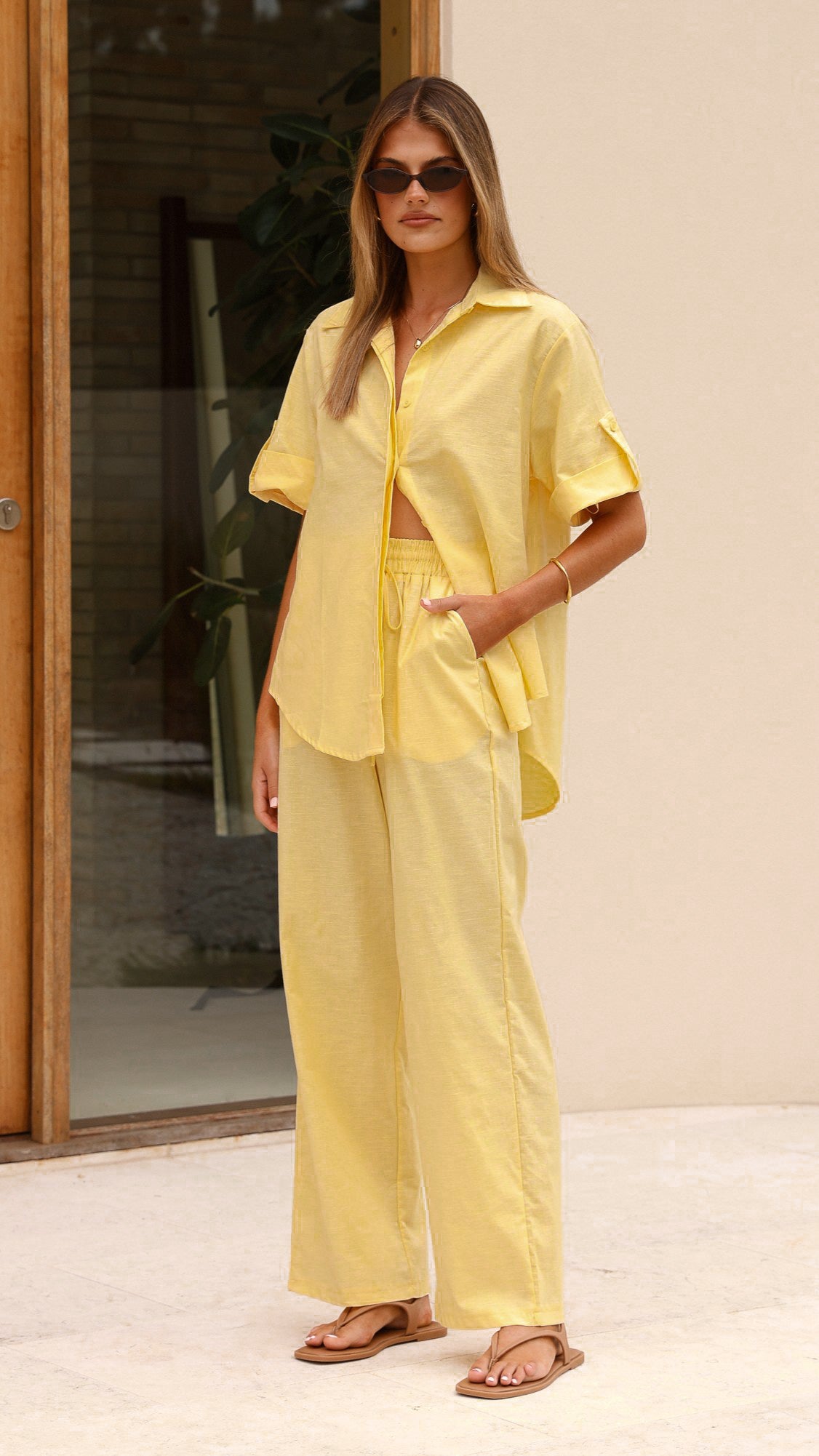 Valene Pants - Yellow