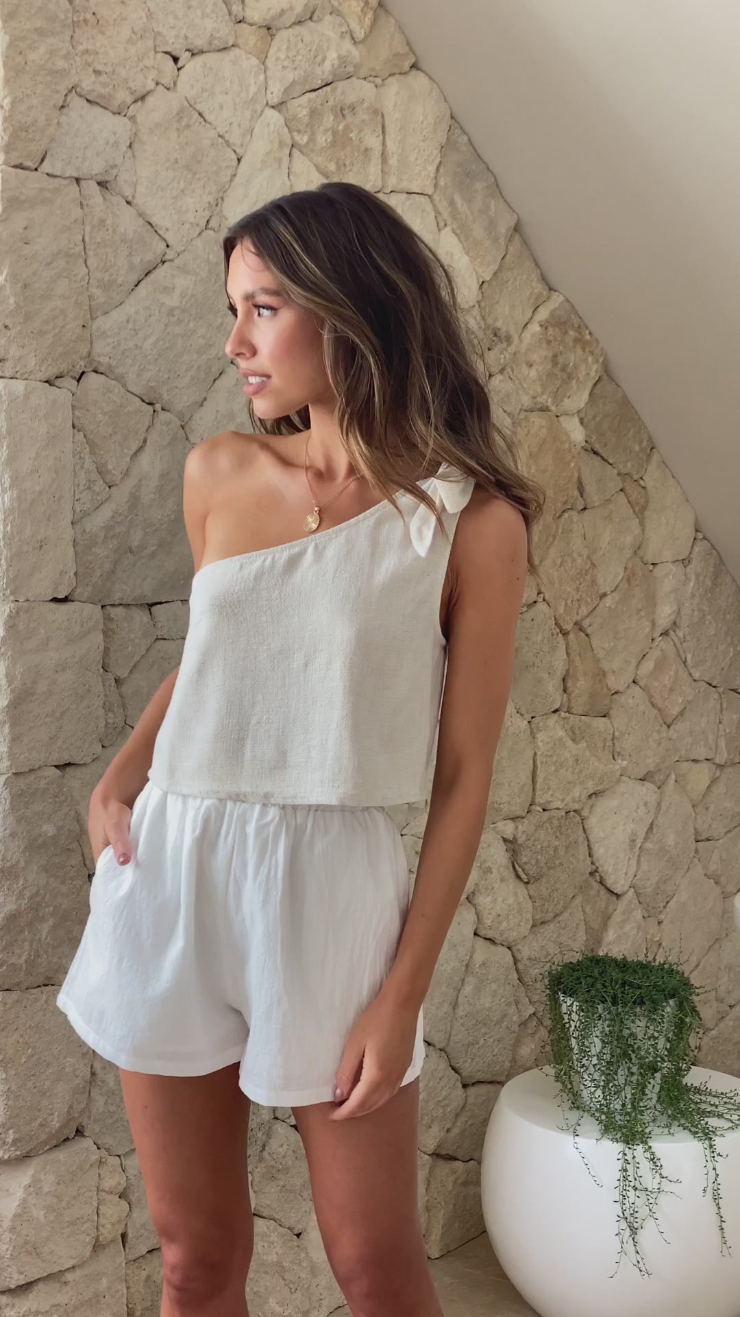 Paula Shorts - White