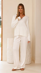 Elani Knit Sweater - Ivory