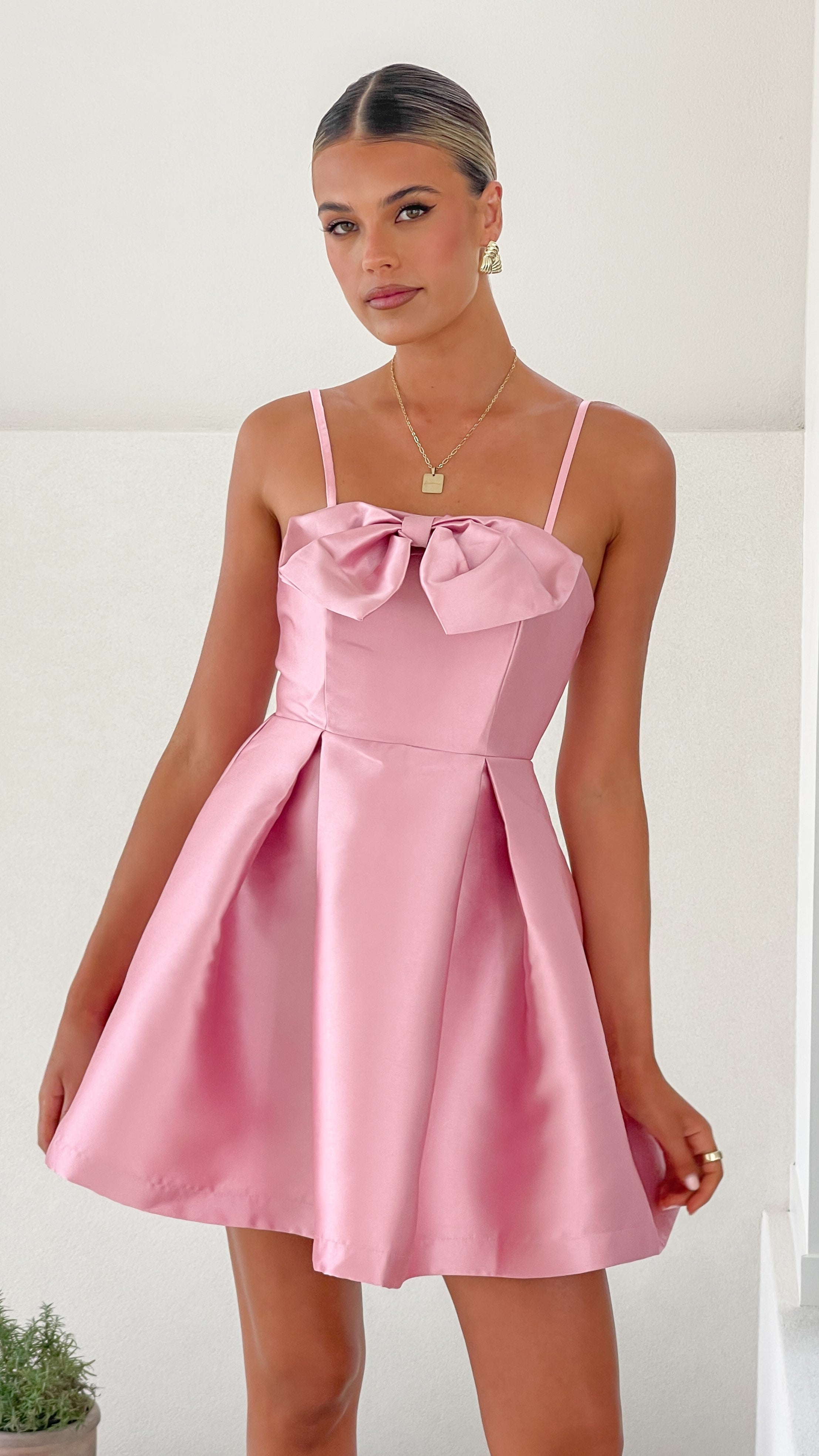 Lue Mini Dress - Pink