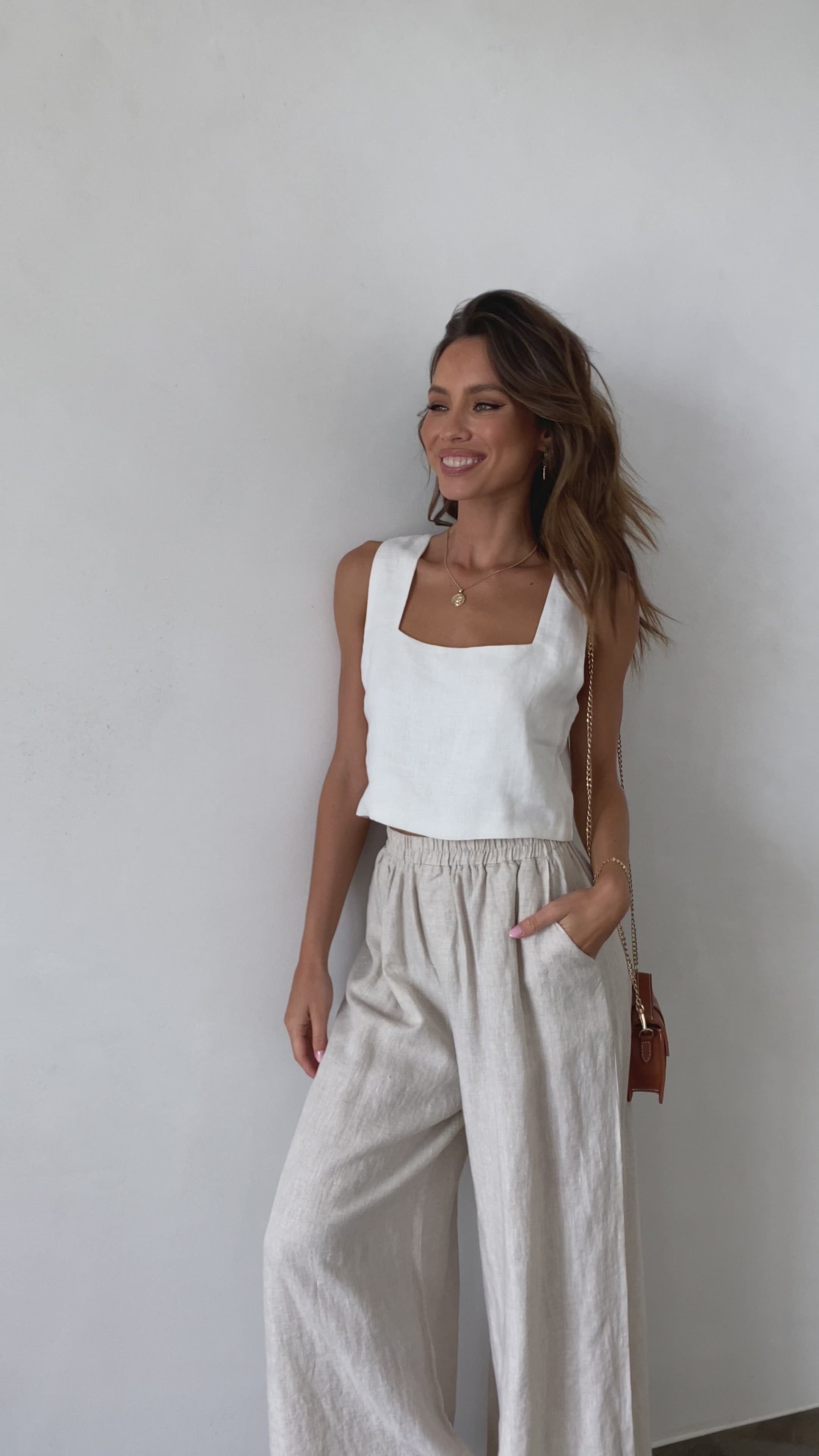 Oceana Pants - Natural