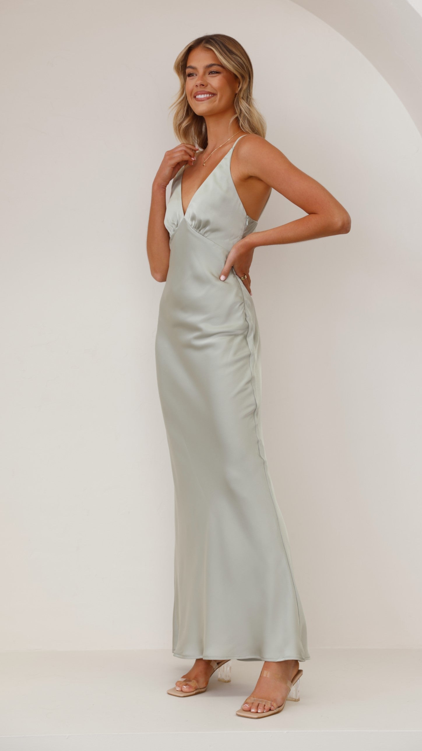 Ziah Maxi Dress - Olive