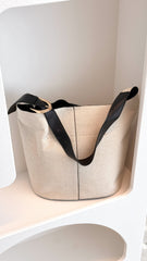 Cali Shoulder Bag - Bone Linen