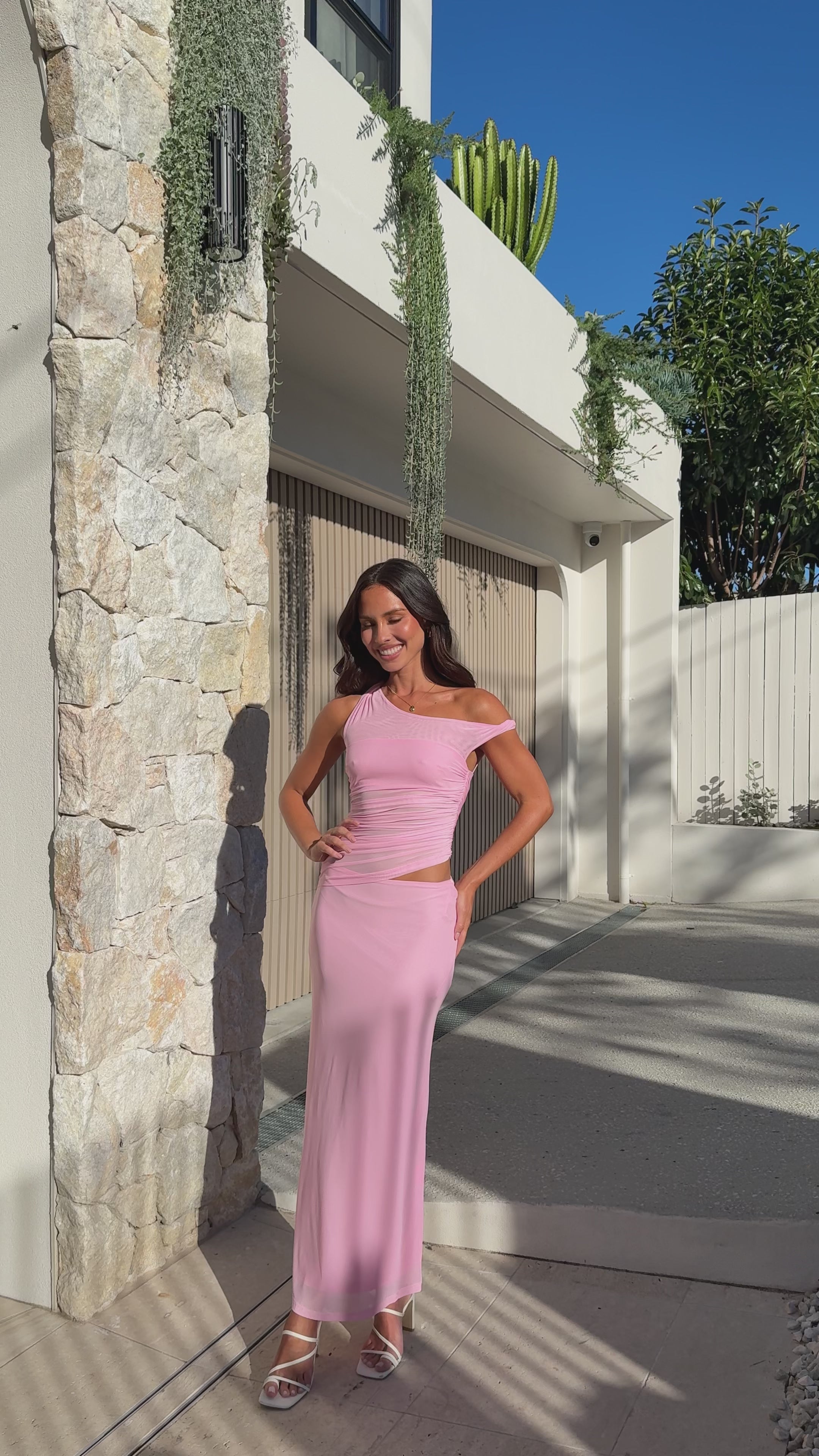 Iantha Maxi Dress - Pink