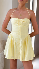 Limoni Mini Dress - Lemon