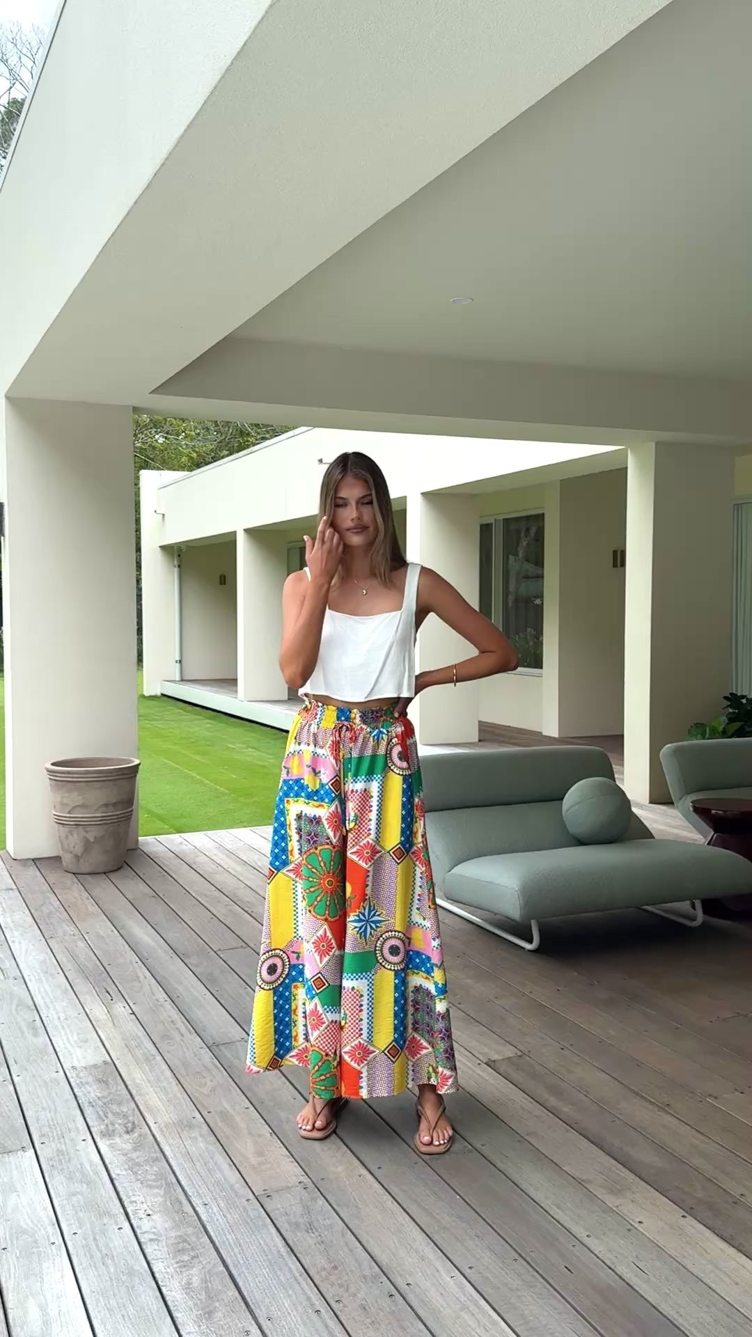 Belinda Pants - Dazzle Print