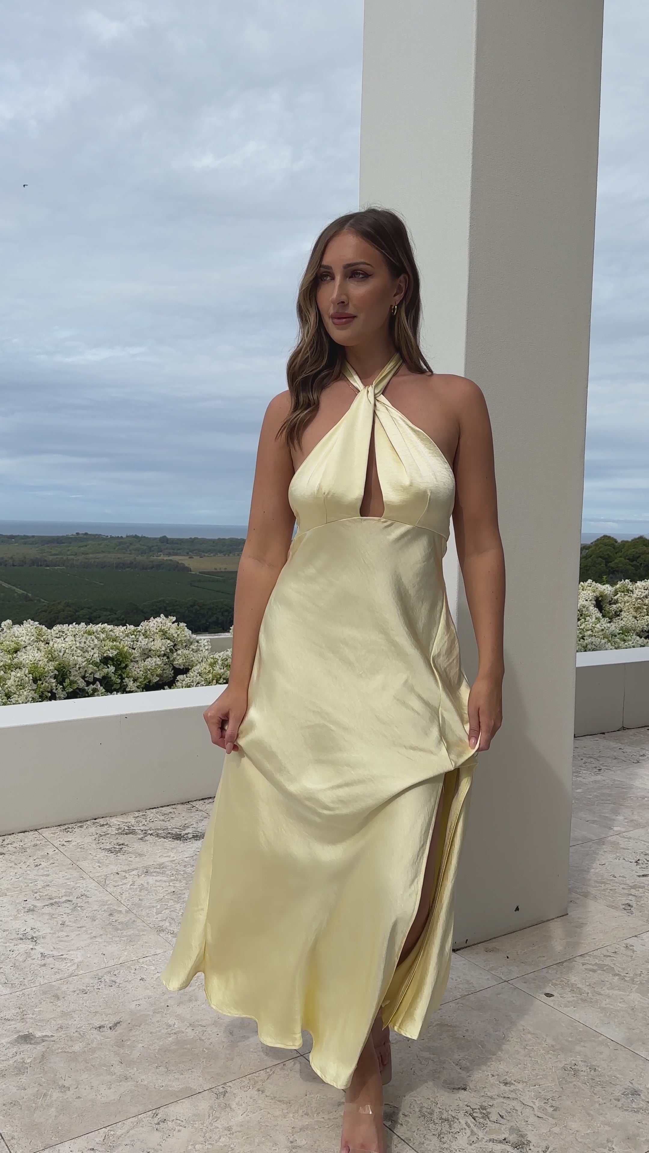 Amalia Maxi Dress - Yellow