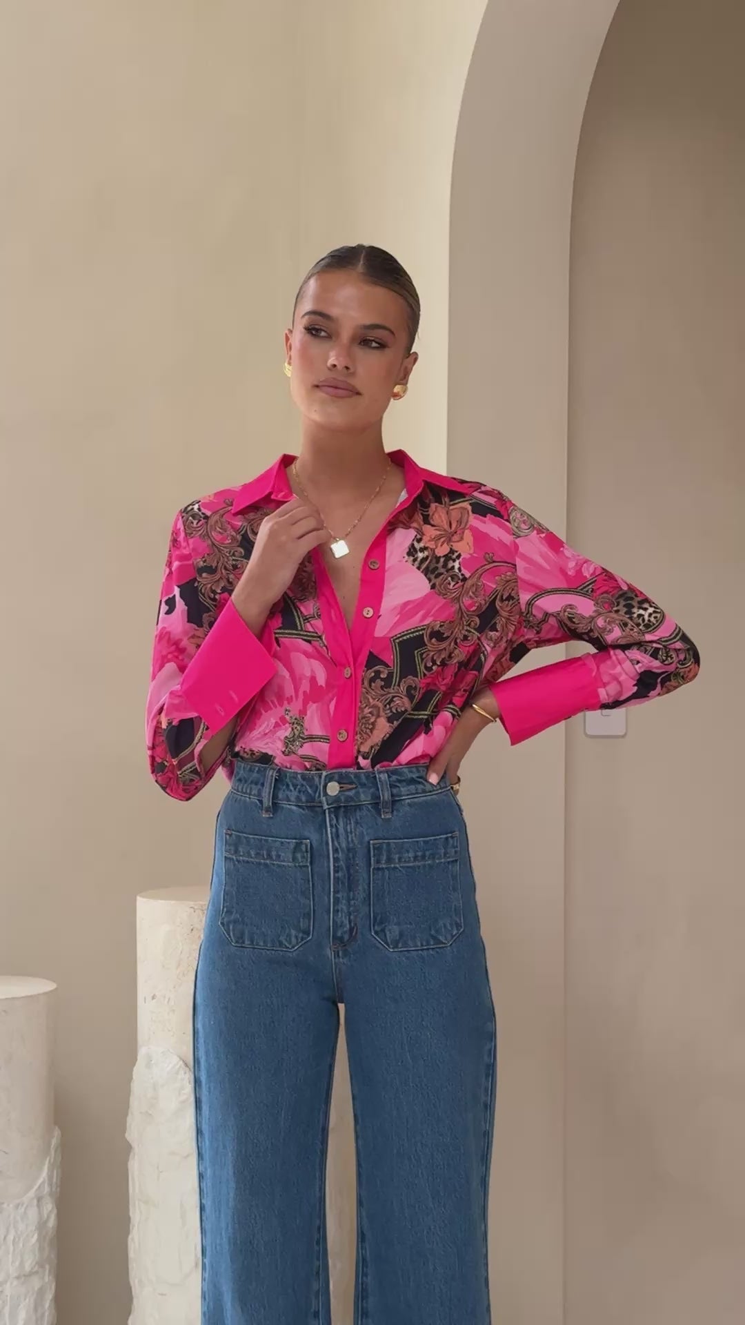 Lucinda Shirt - Pink