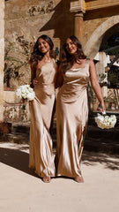 Alaria Maxi Dress - Gold