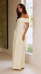 Manalla Maxi Dress - Lemon