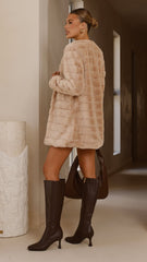 Tully Longline Jacket - Camel