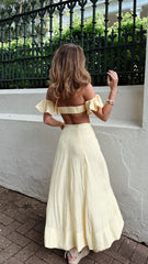 Trista Top - Yellow